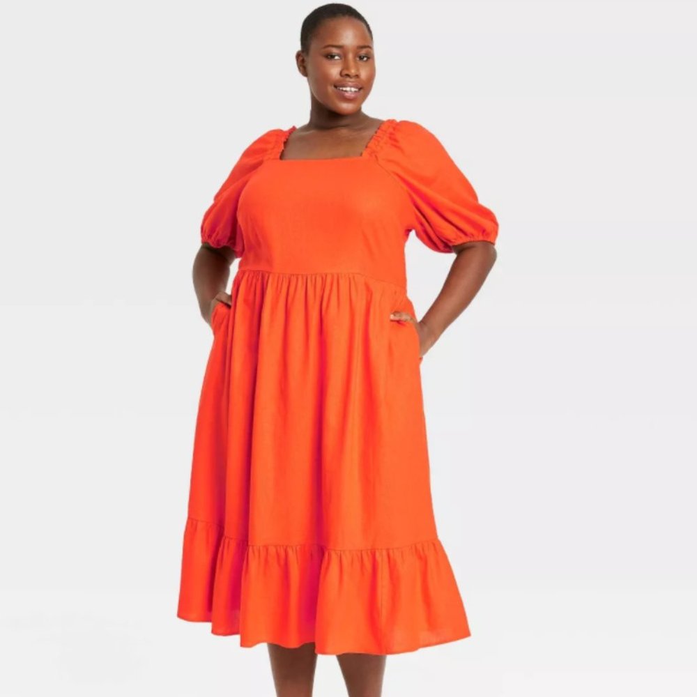 Orange Summer Dress